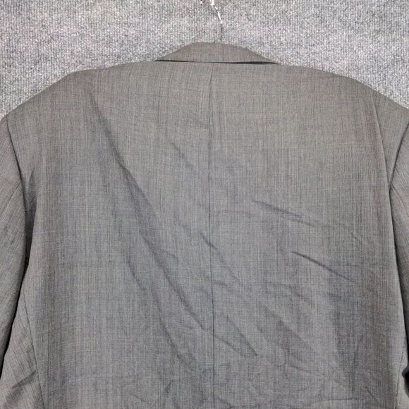 Ermenegildo Zegna Wool Blazer Jacket Mens Size 48 Gray 3 Button Pockets - Picture 9 of 14